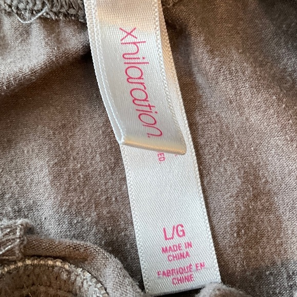 Xhilaration Gray Floral Leggings - Picture 4 of 5